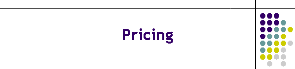Pricing